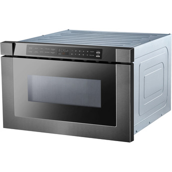 XO 24" Built-In Microwave Drawer: Black Stainless Steel — thumbnail 8
