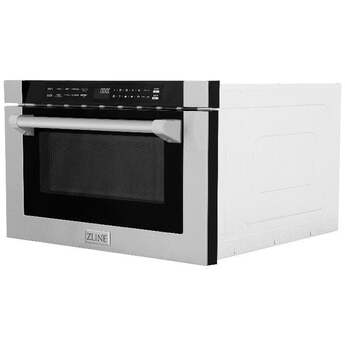 Z Line 24 Inch 1.2 cu. ft. Built-in Microwave Drawer with a Traditional Handle: Stainless Steel — thumbnail 17