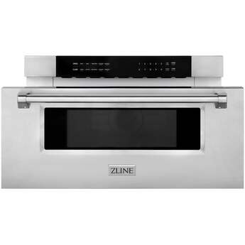 Z Line 30 inch 1.2 cu. ft Built-In Microwave Drawer In Stainless Steel: Stainless Steel — thumbnail 11