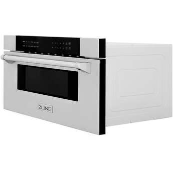 Z Line 30 inch 1.2 cu. ft Built-In Microwave Drawer In Stainless Steel: Stainless Steel — thumbnail 12