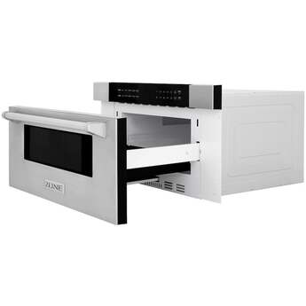 Z Line 30 inch 1.2 cu. ft Built-In Microwave Drawer In Stainless Steel: Stainless Steel — thumbnail 25
