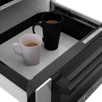Z Line Autograph Edition 24 Inch 1.2 Cu. Ft. Built-in Microwave Drawer: Stainless Steel And Matte Black Accents — thumbnail 15