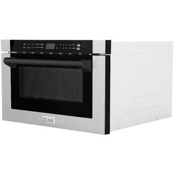 Z Line Autograph Edition 24 Inch 1.2 Cu. Ft. Built-in Microwave Drawer: Stainless Steel And Matte Black Accents — thumbnail 18