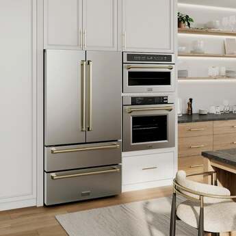 Z Line Autograph Edition 30" 1.6 cu ft. Built-in Convection Microwave Oven: Stainless Steel And Gold Accents — thumbnail 22