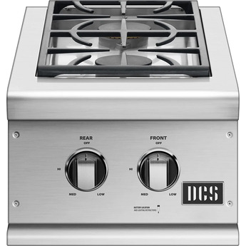 dcs 15" Stainless Steel Natural Gas Double Side Burner