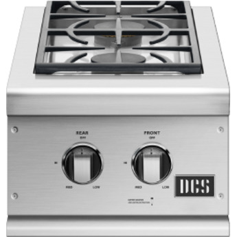 dcs 15" Stainless Steel Natural Gas Double Side Burner — thumbnail 2