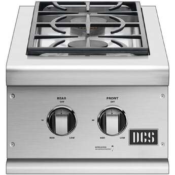 dcs 15" Stainless Steel Natural Gas Double Side Burner — thumbnail 6