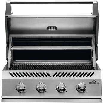 Napoleon 500 Series 32 Inch Built In Grill with Standard Burners: Stainless Steel, Natural Gas — thumbnail 13