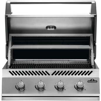Napoleon 500 Series 32 Inch Built In Grill with Standard Burners: Stainless Steel, Natural Gas — thumbnail 16
