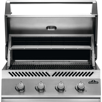 Napoleon 500 Series 32 Inch Built In Grill with Standard Burners: Stainless Steel, Natural Gas — thumbnail 8