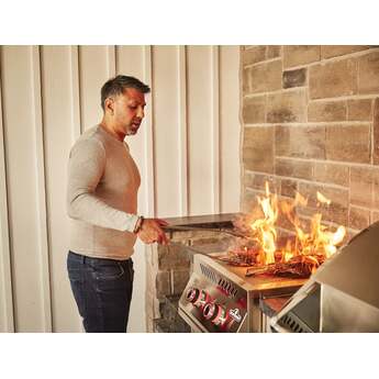 Napoleon 22 Inch Built-In Dual Side Burner with 30,000 BTUs, Infrared Sizzle Zone™ Burners, Iconic Wave™ Cooking Grids, Night Light™ Knobs, Instant Jetfire™ Ignition, Stainless Steel Protective Cover, and Lifetime Warranty: Stainless Steel, Natural Gas — thumbnail 13