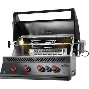 Napoleon Built-In 700 Series 32 Inch With Infrared Rear Burner: Matte Black, Natural Gas — thumbnail 4
