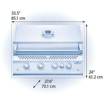 Napoleon Built-In 700 Series 32" with Infrared Rear Burner : Stainless Steel, LP — thumbnail 40