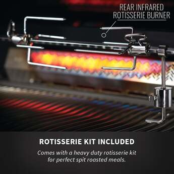 Napoleon Built-In 700 Series 38" with Infrared Rear Burner: Stainless Steel, NG — thumbnail 5