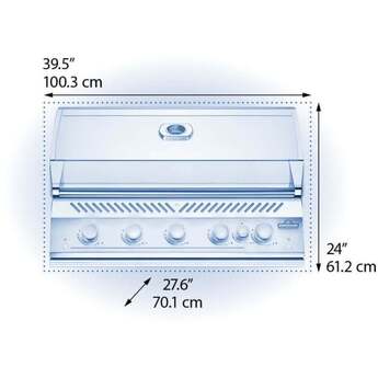 Napoleon Built-In 700 Series 38" with Infrared Rear Burner : Stainless Steel, LP — thumbnail 10