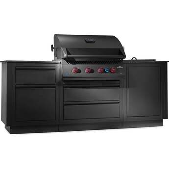 Napoleon Oasis Outdoor Kitchen With Built-In 700 Series 32 Inch Grill And Soft Close Doors: Natural Gas — thumbnail 5