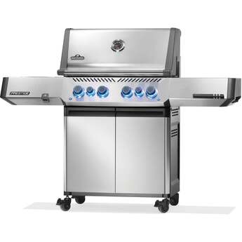 Napoleon Prestige 500 RSIB Grill with Infrared Side and Rear Burner: Stainless Steel, Natural Gas — thumbnail 5