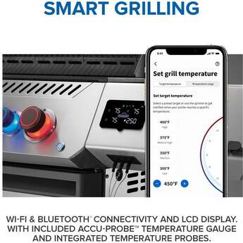 Napoleon Prestige 500 Connected RSIB Grill With Infrared Side And Rear Burner: Stainless Steel, Natural Gas — thumbnail 30