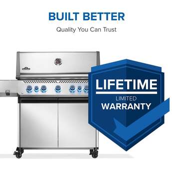 Napoleon Prestige 665 RSIB With Infrared Side and Rear Burner: Stainless Steel, Natural Gas — thumbnail 4