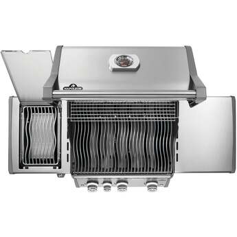 Napoleon Rogue Pro 425 Grill With Infrared Side Burner: Stainless Steel, Natural Gas — thumbnail 24