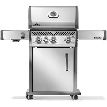 Napoleon Rogue Pro 425 Grill With Infrared Side Burner: Stainless Steel, Natural Gas — thumbnail 6