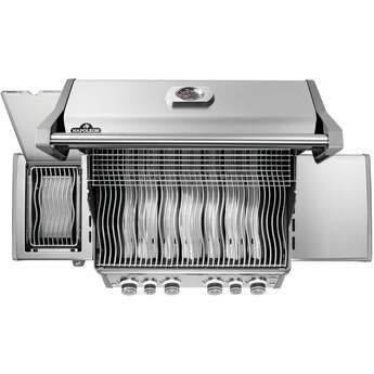 Napoleon Rogue Pro 525 Grill With Infrared Side Burner: Stainless Steel, Natural Gas — thumbnail 11