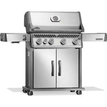 Napoleon Rogue Pro 525 Grill With Infrared Side Burner: Stainless Steel, Natural Gas — thumbnail 15