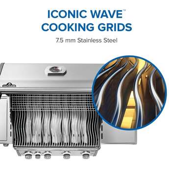 Napoleon Rogue Pro 525 Grill With Infrared Side Burner: Stainless Steel, Natural Gas — thumbnail 18
