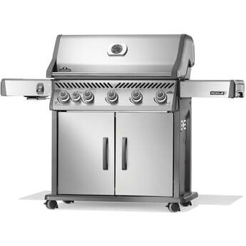 Napoleon Rogue Pro 625 Grill With Infrared Side Burner: Stainless Steel, Natural Gas — thumbnail 14