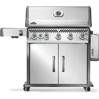 Napoleon Rogue Pro 625 Grill With Infrared Side Burner: Stainless Steel, Natural Gas — thumbnail 16