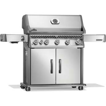 Napoleon Rogue Pro 625 Grill With Infrared Side Burner: Stainless Steel, Natural Gas — thumbnail 32