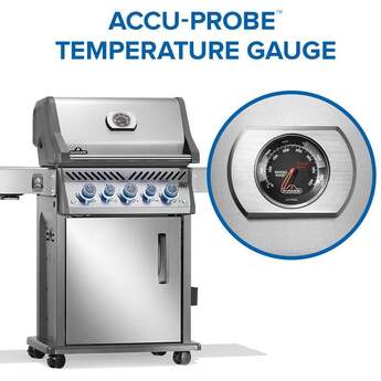Napoleon Phantom Rogue PRO-S 425 Grill With Infrared Side And Rear Burners: Stainless Steel, Natural Gas — thumbnail 6