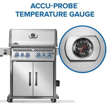 Napoleon Rogue PRO-S 525 Grill With Infrared Side And Rear Burners: Stainless Steel, Natural Gas — thumbnail 26