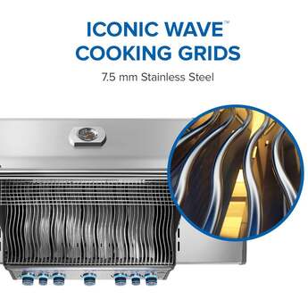 Napoleon Rogue PRO-S 625 Grill With Infrared Side And Rear Burners: Stainless Steel, Natural Gas — thumbnail 14