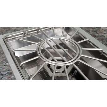 XO 16 Inch Power Side Burner with 60,000 BTU, Stainless Steel Construction, LED Control Lights, Stainless Steel Cover and Removable Wok Ring: Stainless Steel, Natural Gas — thumbnail 11