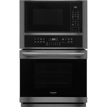 Frigidaire Gallery 27" 5.8 cu. ft. Black Stainless Steel Combination Electric Wall Oven - Convection
