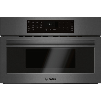 Bosch 800 Series 30" 1.55 cu. ft. Black Stainless Steel Built-In Combination Speed Oven with Wifi - Convection