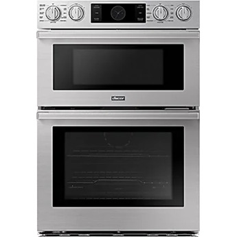Dacor DOC30T977DS Transitional Series 30 Inch Silver Stainless Steel Electric Double Wall Oven/Microwave Combo Oven