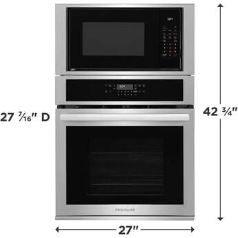 Frigidaire 27 Inch Built-In Electric Combination Oven: Stainless Steel — thumbnail 5