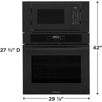 Frigidaire 30 Inch Built-In Electric Combination Oven: Black — thumbnail 6