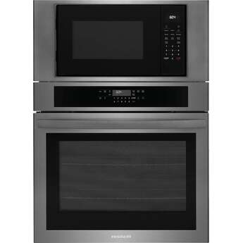 Frigidaire 30 Inch Built-In Electric Combination Oven: Black Stainless Steel