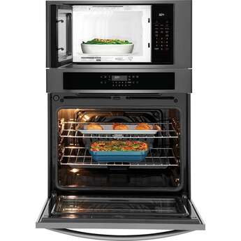 Frigidaire 30 Inch Built-In Electric Combination Oven: Black Stainless Steel — thumbnail 4