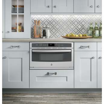 GE Profile 30" Stainless Steel Electric Combination Wall Oven - Convection — thumbnail 2