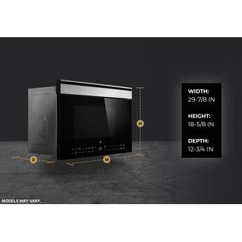 Jenn Air 7-in-1 Flush, Built-in Microwave Oven: Noir — thumbnail 5