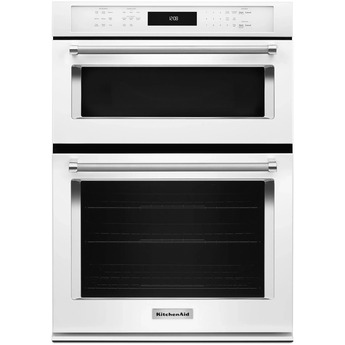 Kitchen Aid KitchenAid 30" White Electric Combination Wall Oven - Convection