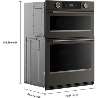 KitchenAid KOEC730SBE 30 Inch Smart Combination Wall Oven Black Ore — thumbnail 5