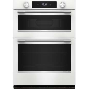 KitchenAid KOEC730SWH 30 Inch Smart Combination Wall Oven White