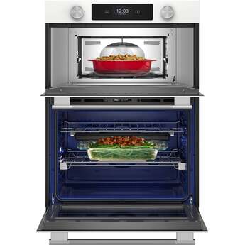 KitchenAid KOEC730SWH 30 Inch Smart Combination Wall Oven White — thumbnail 3