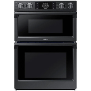 Samsung 30" Black Stainless Steel Electric Combination Wall Oven - Convection
