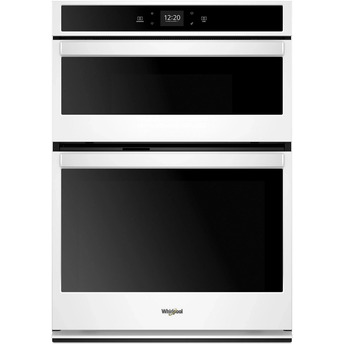 Whirlpool 30" 6.4 cu. ft. White Smart Electric Combination Wall Oven with TouchScreen